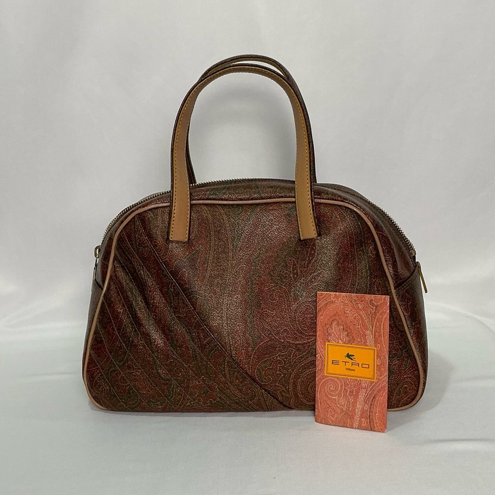 Etro Paisley Bowlers Handbag Top Handle